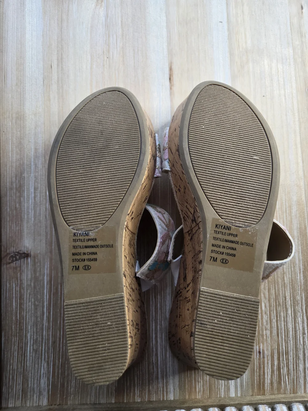 Jellypop Embroidered Wedge